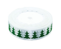 Wstążka satynowa Boże Narodzenie 25mmx22m WSX25-2 Brewis